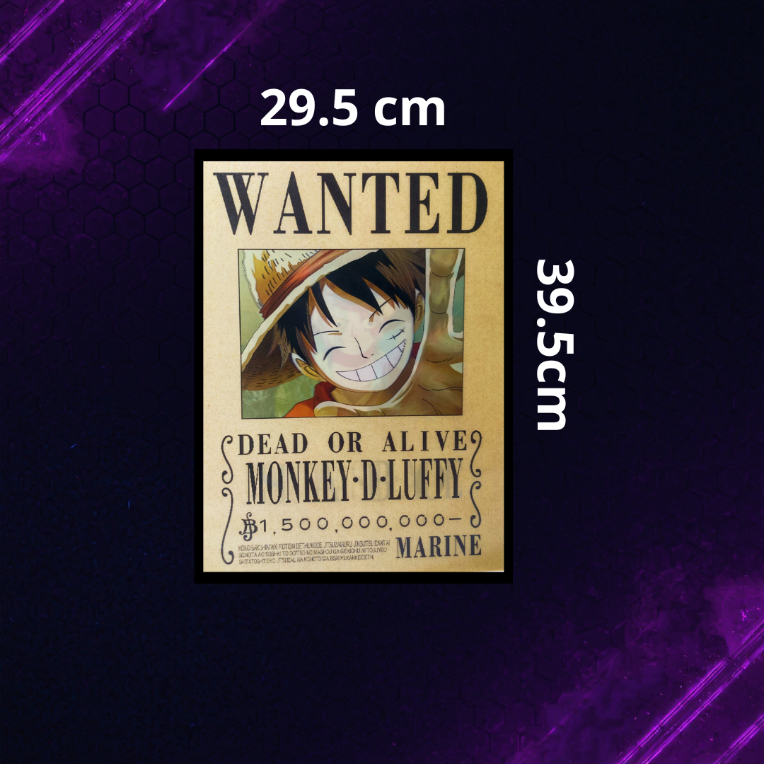 Cuadro lenticular 3d de one piece