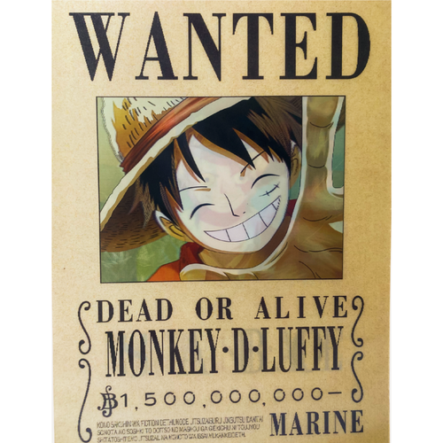Cuadro lenticular 3d de one piece